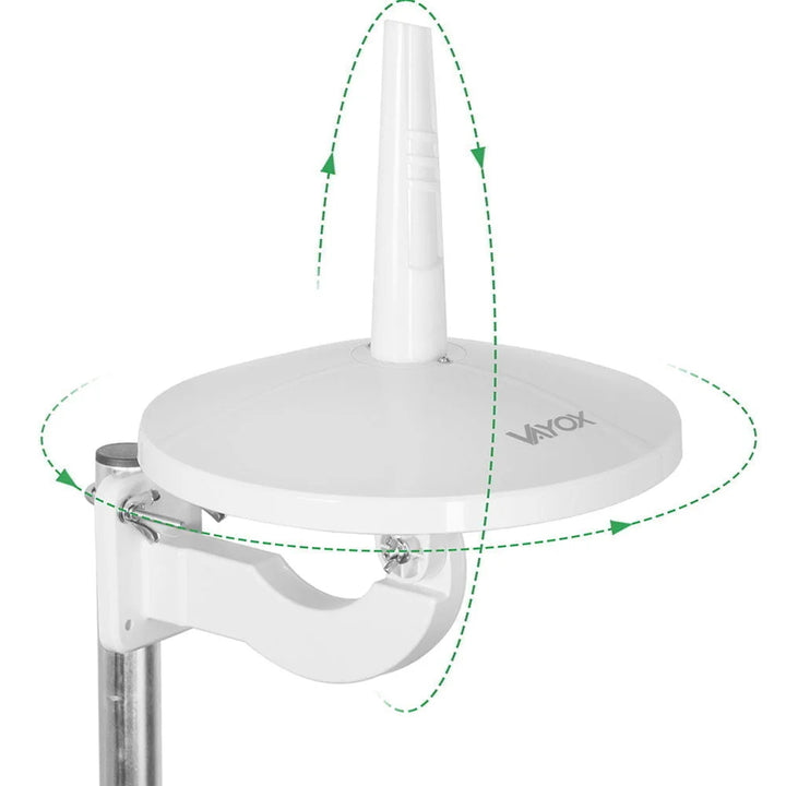 DVB-T/T2-Rundstrahlantenne „Digital720 Combo“, weiß, VA0066, Vayox