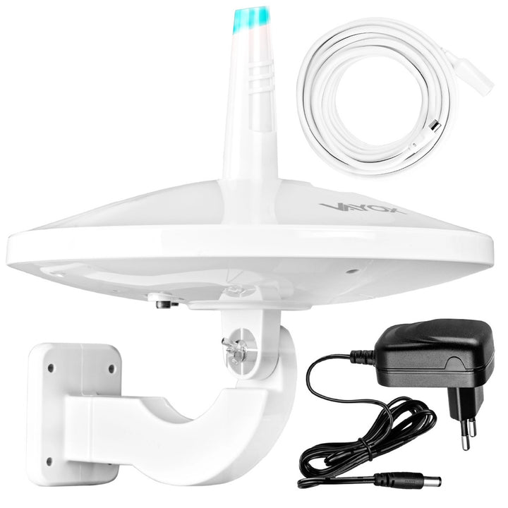 DVB-T/T2-Rundstrahlantenne „Digital720 Combo“, weiß, VA0066, Vayox