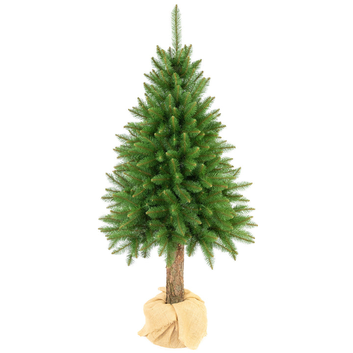 Premium-Fichten-Weihnachtsbaum am Stamm, 180 cm, dicht und naturgetreu, Damich