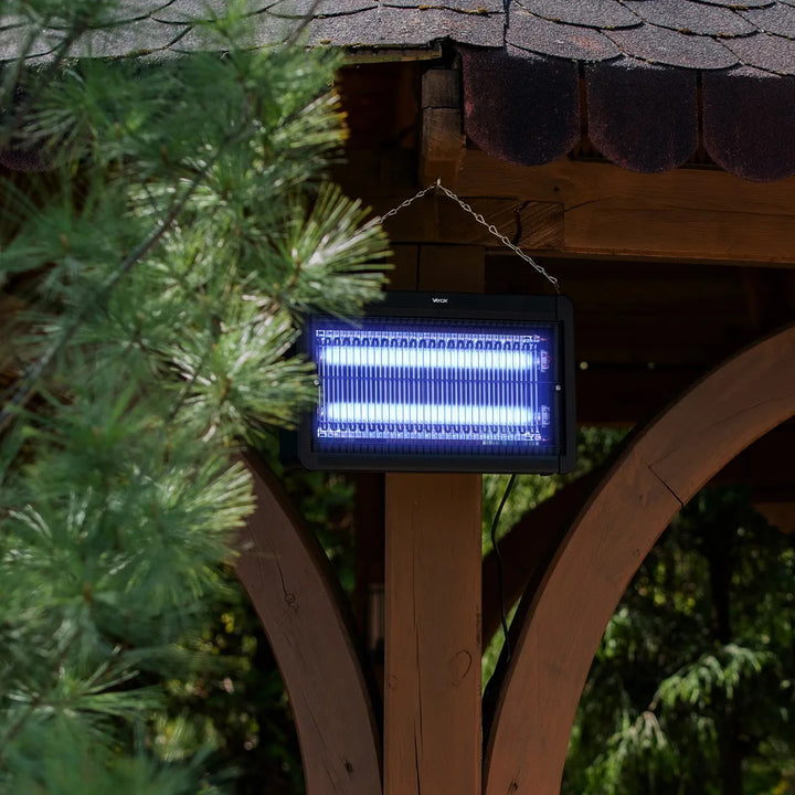 Insektenvernichter gegen Mücken, Fliegen und Motten, elektrische Falle, UV, 20 W, Vayox, 2 Stück