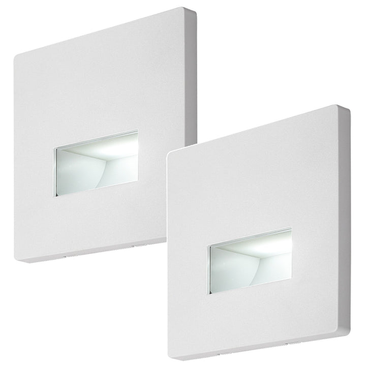 Lunca LED-Lampe 1 W, IP20, weiß, einstellbare Lichtfarbe 3000, 4500, 6500 K, 77196, 2 Stück