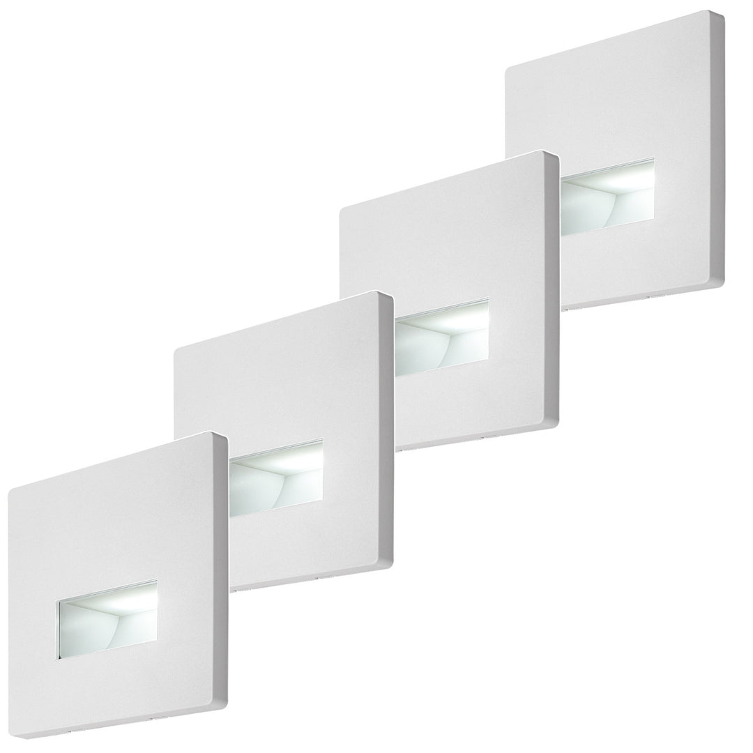Lunca LED-Lampe 1 W, IP20, weiß, einstellbare Lichtfarbe 3000, 4500, 6500 K, 77196, 4 Stück