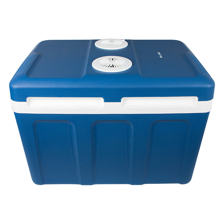 Blow-Kühlbox für den Auto- und Campinggebrauch, mit Rollen, Fassungsvermögen 42 l, Heizfunktion, Spannung DC 12 V und AC 100 V–240 V, 44–210