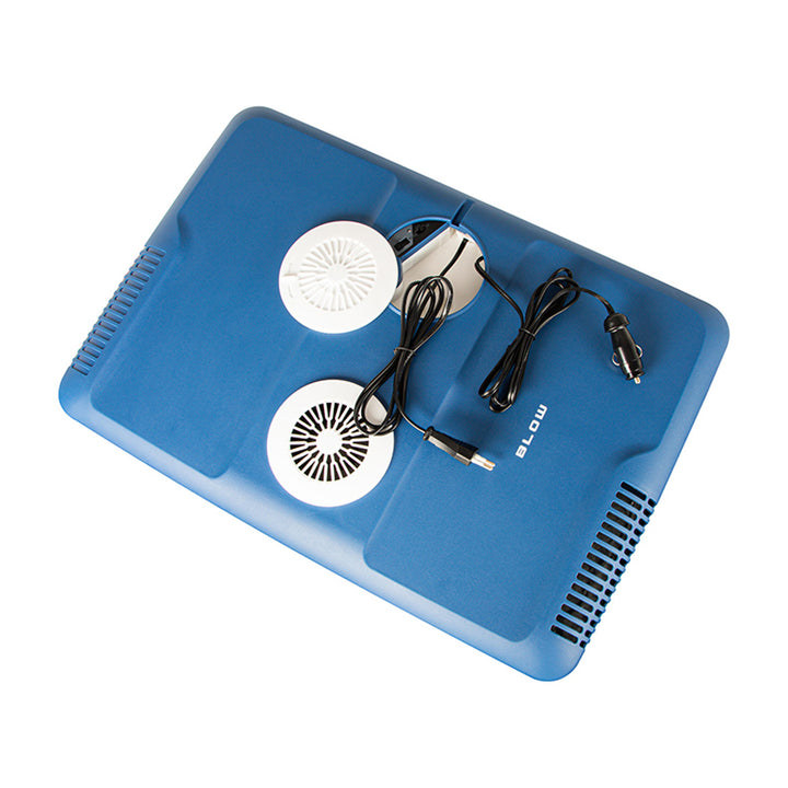 Blow-Kühlbox für den Auto- und Campinggebrauch, mit Rollen, Fassungsvermögen 42 l, Heizfunktion, Spannung DC 12 V und AC 100 V–240 V, 44–210