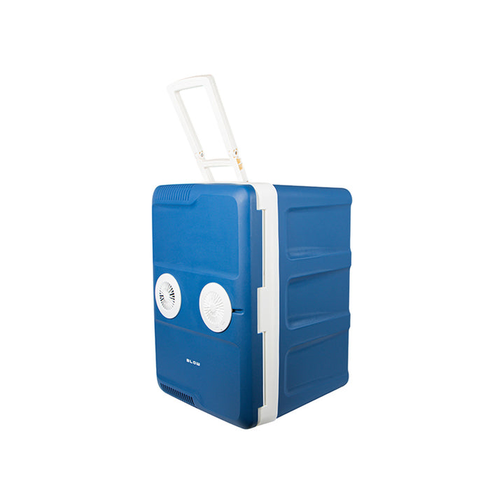 Blow-Kühlbox für den Auto- und Campinggebrauch, mit Rollen, Fassungsvermögen 42 l, Heizfunktion, Spannung DC 12 V und AC 100 V–240 V, 44–210