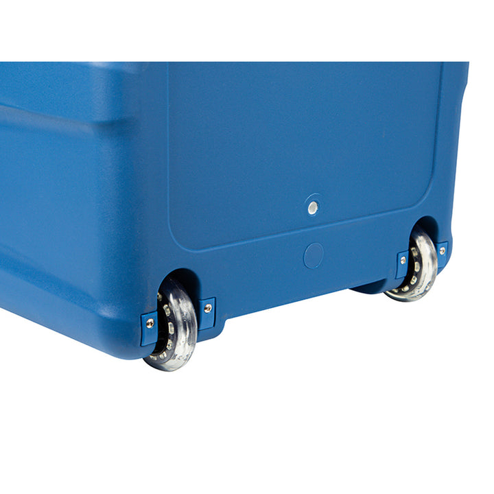 Blow-Kühlbox für den Auto- und Campinggebrauch, mit Rollen, Fassungsvermögen 42 l, Heizfunktion, Spannung DC 12 V und AC 100 V–240 V, 44–210