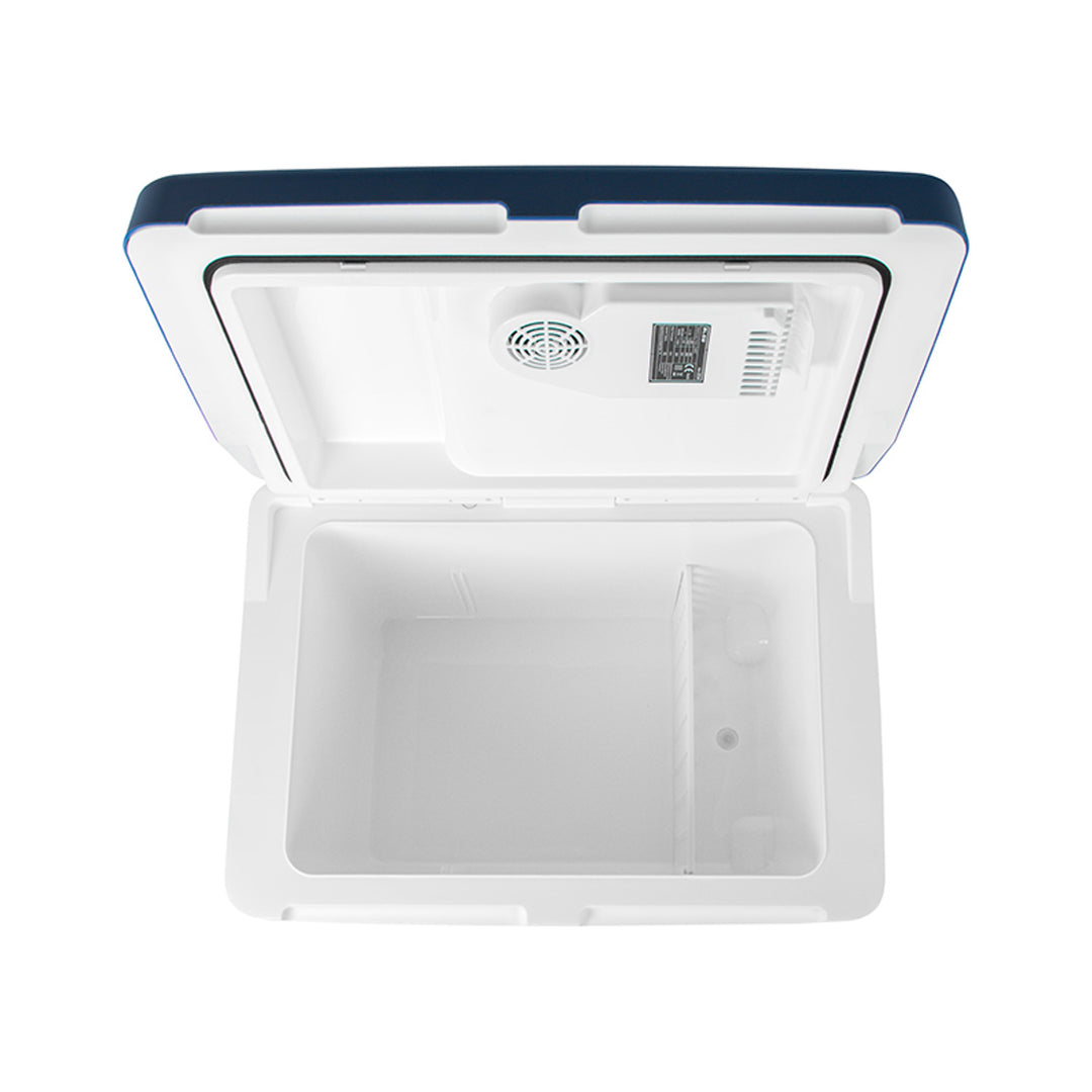 Blow-Kühlbox für den Auto- und Campinggebrauch, mit Rollen, Fassungsvermögen 42 l, Heizfunktion, Spannung DC 12 V und AC 100 V–240 V, 44–210