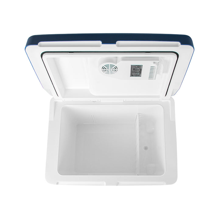 Blow-Kühlbox für den Auto- und Campinggebrauch, mit Rollen, Fassungsvermögen 42 l, Heizfunktion, Spannung DC 12 V und AC 100 V–240 V, 44–210