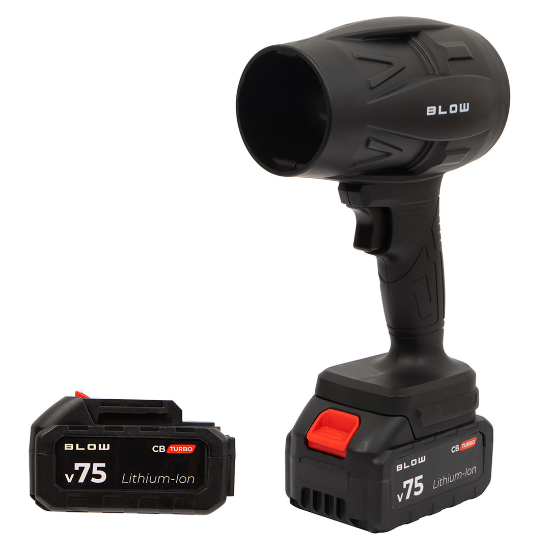Akku-Laubbläser BLOW 21V CB TURBO, 130.000 Umdrehungen, 2,4 Ah, Transportkoffer