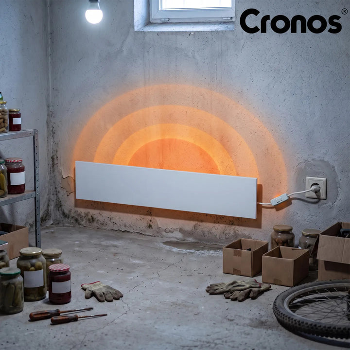 Cronos Anti-Mold Infrarot-Heizpaneel, Leistung 50 W, zur punktuellen Beheizung und Entfeuchtung feuchter Wände, MRH-50
