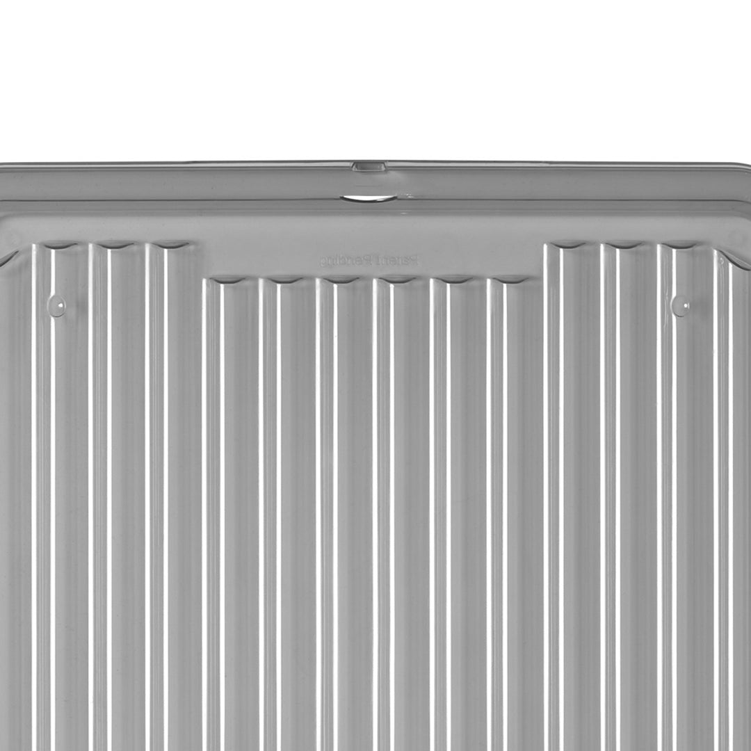Moxom SolidStore-Behälter, Fassungsvermögen 80 l, grau, Deckel mit Clipverschluss, mit Rollen, BPA-frei, 04-0217