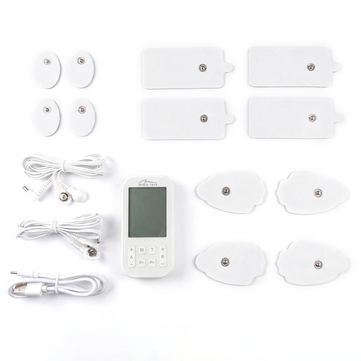 Massagegerät und Elektrostimulator, TENS/EMS, 3-in-1-Stimulation, Mediatech, MT6543
