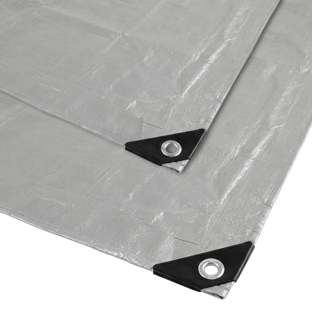 Silberne Plane 120 g, 4 x 6 m, VA0476, wasserdicht, Vayox