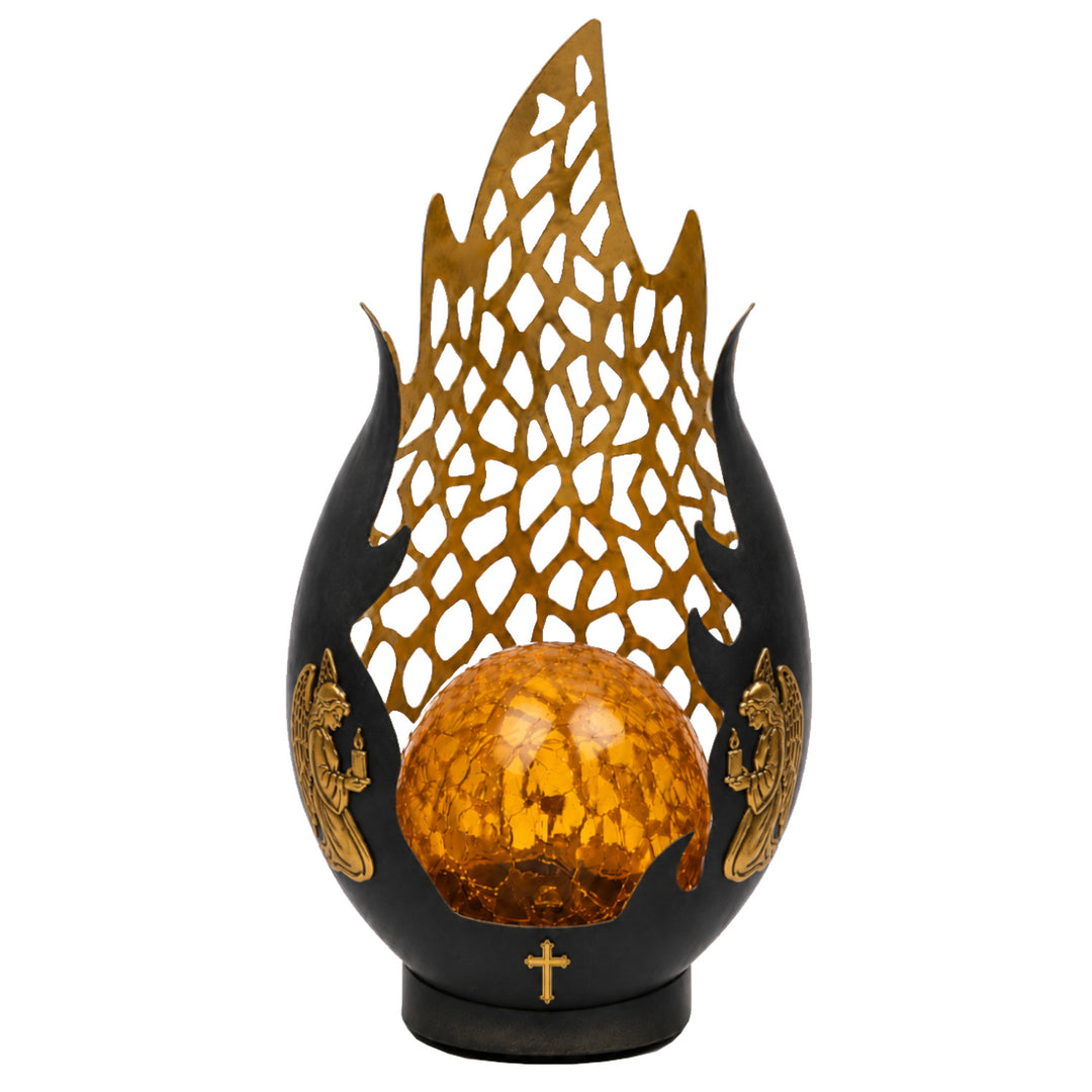 Solar-Grabkerze, Ewige Flamme, LED 0,06 W, Betriebsdauer 20.000 h, maximale Helligkeit 2 lm, 77208, Znicz-lux