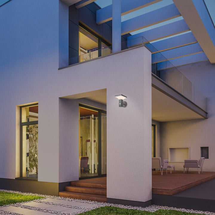 Rabalux-Leuchte, Wandleuchte, für den Außenbereich, solarbetrieben, IP44, 4-W-LED, Geleen, 4 Stück