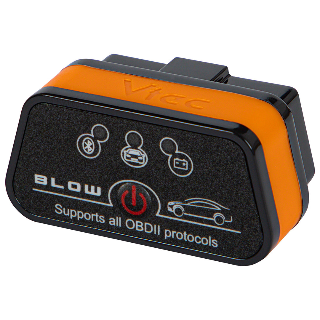 OBD2-Diagnoseschnittstelle Vtec iTRON Blow, Bluetooth 4.0, drahtlose Kommunikation mit dem Bordcomputer des Fahrzeugs, hohe Kompatibilität, 58-660#