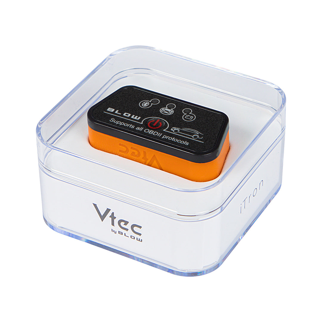 OBD2-Diagnoseschnittstelle Vtec iTRON Blow, Bluetooth 4.0, drahtlose Kommunikation mit dem Bordcomputer des Fahrzeugs, hohe Kompatibilität, 58-660#