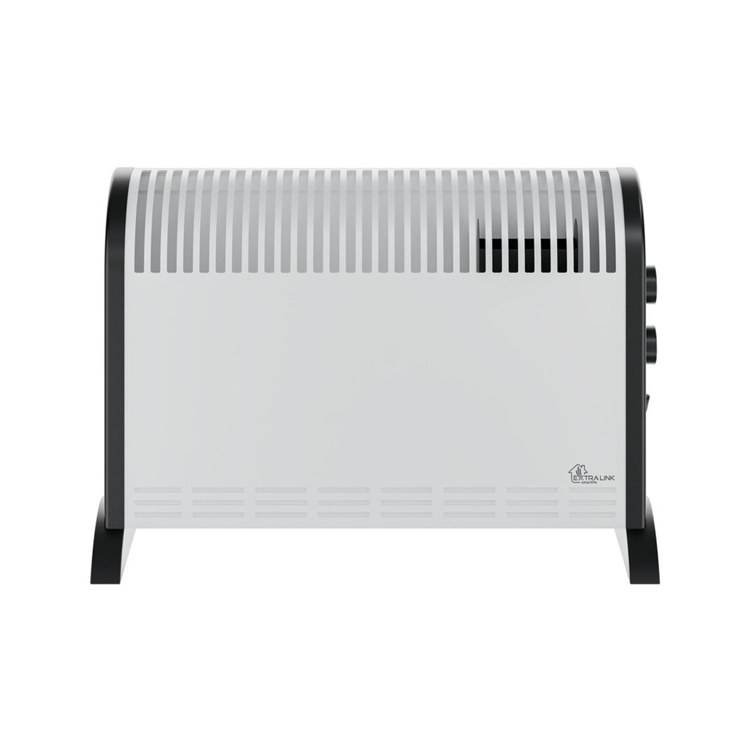 Extralink Elektro-Konvektorheizung, Leistung 2000 W, integriertes Gebläse zur Wärmeverteilung, 3-stufige Regelung, Turbo-Modus, LCV-06
