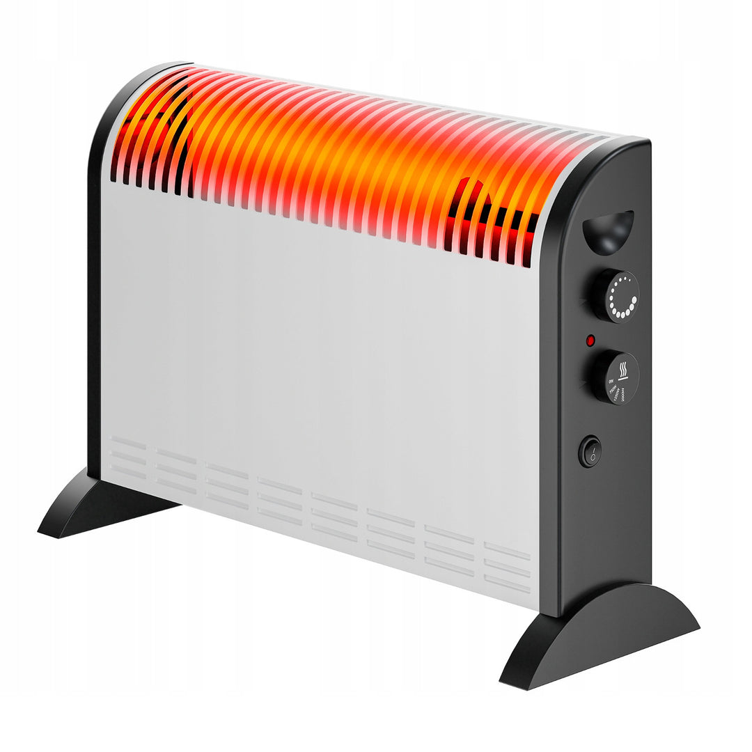 Extralink Elektro-Konvektorheizung, Leistung 2000 W, integriertes Gebläse zur Wärmeverteilung, 3-stufige Regelung, Turbo-Modus, LCV-06