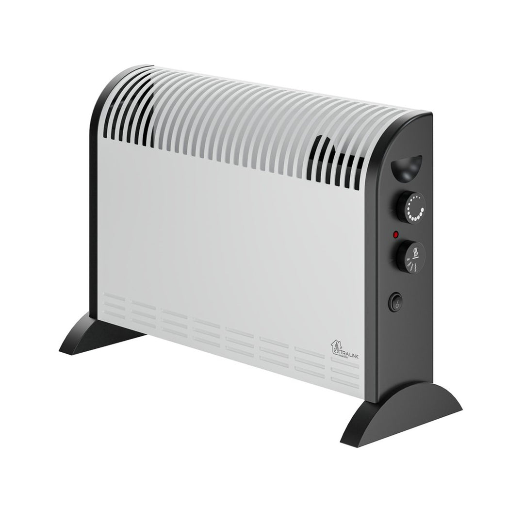 Extralink Elektro-Konvektorheizung, Leistung 2000 W, integriertes Gebläse zur Wärmeverteilung, 3-stufige Regelung, Turbo-Modus, LCV-06