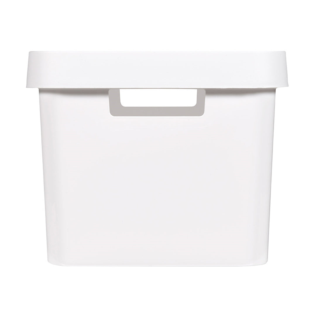 Curver Infinity 17-Liter-Behälter mit Deckel, weiß, 4 Stück
