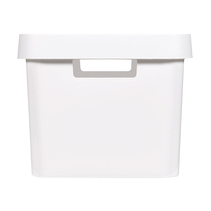 Curver Infinity 17-Liter-Behälter mit Deckel, weiß, 4 Stück