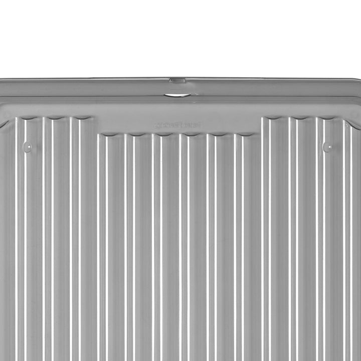 Moxom SolidStore-Behälter, Fassungsvermögen 80 l, grau, Deckel mit Clipverschluss, mit Rollen, BPA-frei, 04-0217, 3 Stück