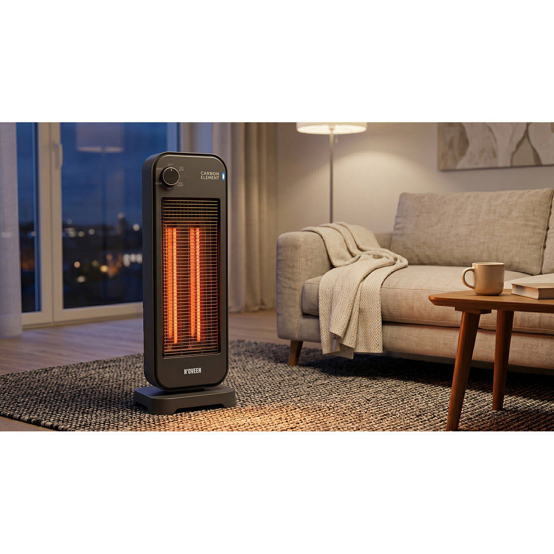 Strahlungsheizkörper, Infrarot, 900 W, 2 Heizstufen, Noveen