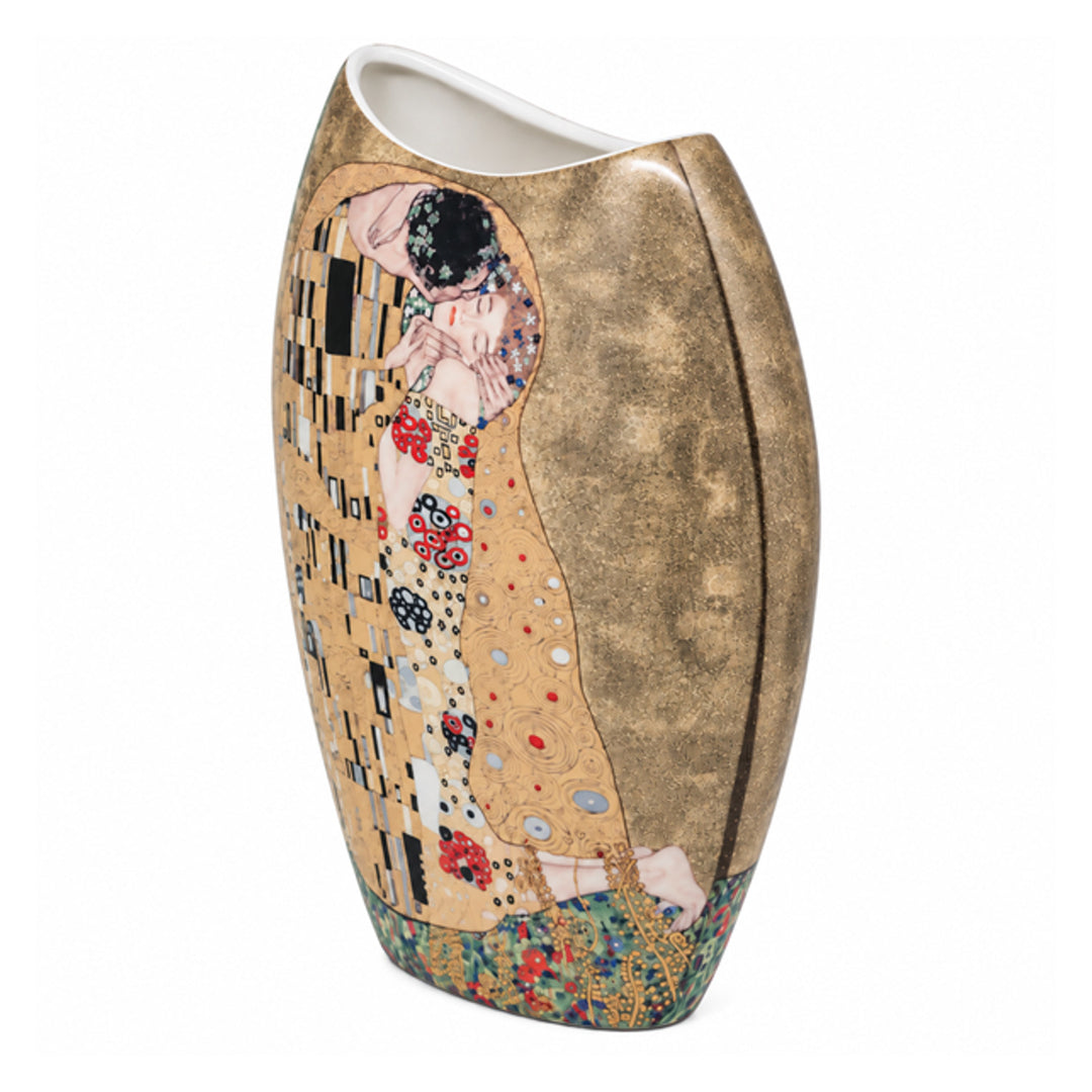 Porzellanvase in einer Geschenkbox, Kollektion „Klimt – Der Kuss“