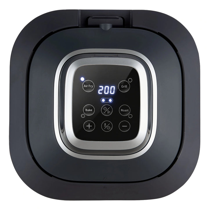 Fettfreie Heißluftfritteuse LOVIO PureFry Ultra Crisp LVAF003BK 4 l + 1,5 l, 1550 W, schwarz, mit Glasbehältern