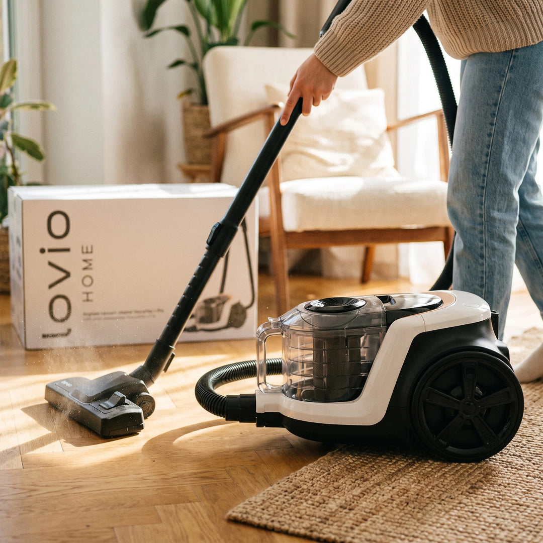 Beutelloser Staubsauger LOVIO VacuuFlex L PRO LVCVC004, 899 W, 3 l, Fernbedienung
