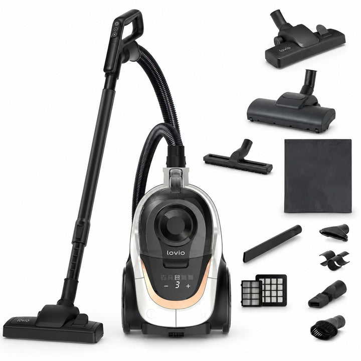 Beutelloser Staubsauger LOVIO VacuuFlex L PRO LVCVC004, 899 W, 3 l, Fernbedienung