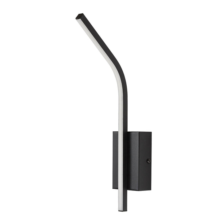 Innenwandleuchte Tilmann, schwarz, LED 10 W, 550 lm, 4000 K, H 36 cm, IP44, Touch-Bedienung, 75088