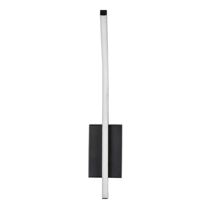 Innenwandleuchte Tilmann, schwarz, LED 10 W, 550 lm, 4000 K, H 36 cm, IP44, Touch-Bedienung, 75088