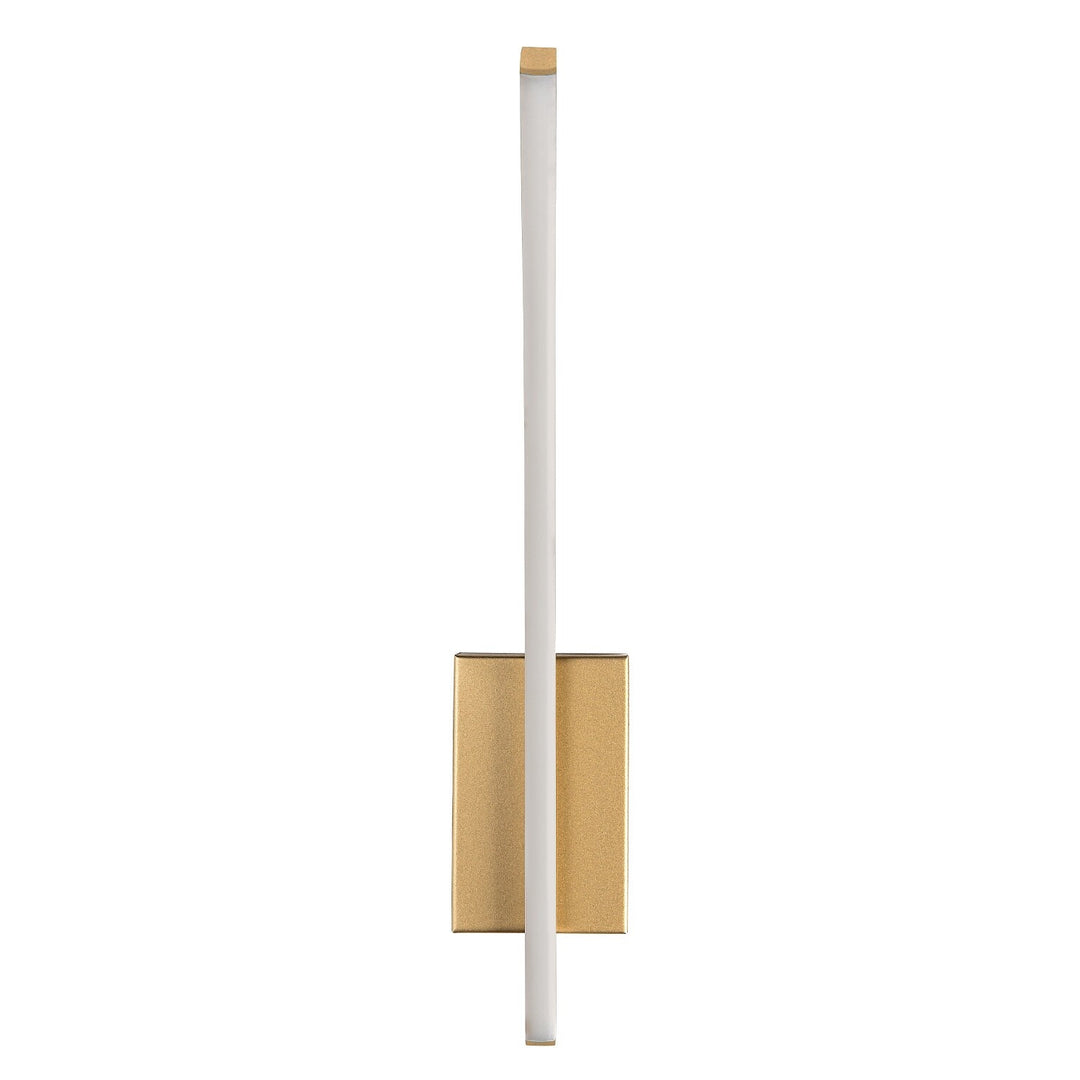 Innenwandleuchte Tilmann, goldfarben, LED 10 W, 550 lm, 4000 K, H 36 cm, IP44, Touch-Bedienung, 75089