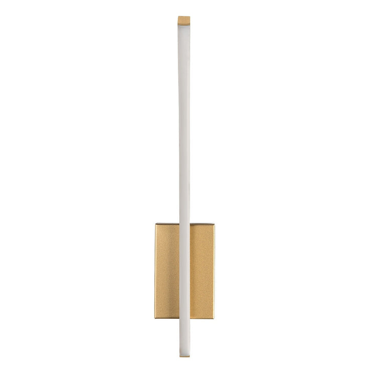 Innenwandleuchte Tilmann, goldfarben, LED 10 W, 550 lm, 4000 K, H 36 cm, IP44, Touch-Bedienung, 75089