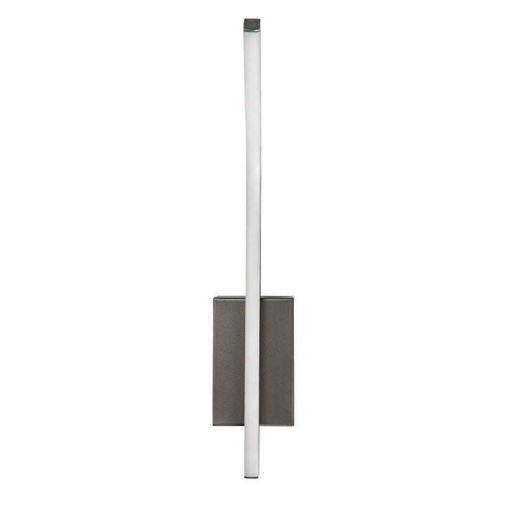 Innenwandleuchte Tilmann, Gunmetal, LED 10 W, 550 lm, 4000 K, H 36 cm, IP44, Touch-Bedienung, 75000
