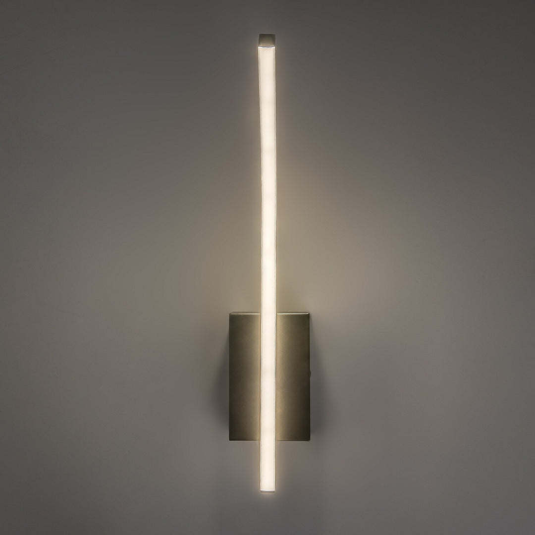 Innenwandleuchte Tilmann, Gunmetal, LED 10 W, 550 lm, 4000 K, H 36 cm, IP44, Touch-Bedienung, 75000