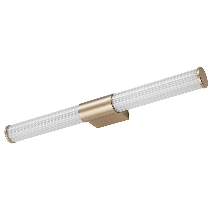 Badezimmer-Wandleuchte, Calyn, LED 15 W, 4000 K, 1450 lm, L 60 cm, goldfarben, IP44, 75105