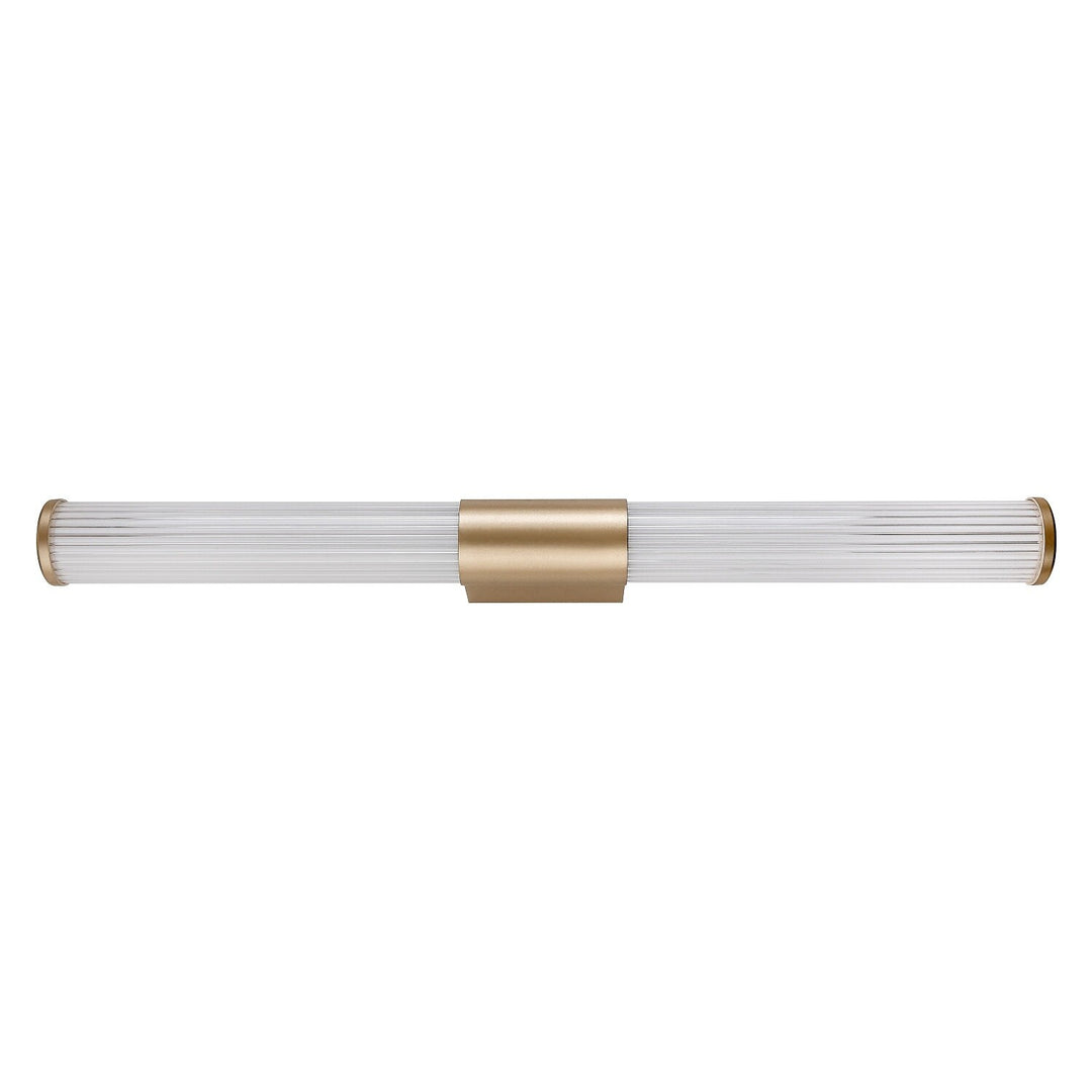 Badezimmer-Wandleuchte, Calyn, LED 15 W, 4000 K, 1450 lm, L 60 cm, goldfarben, IP44, 75105