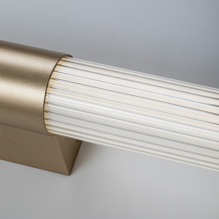 Badezimmer-Wandleuchte, Calyn, LED 15 W, 4000 K, 1450 lm, L 60 cm, goldfarben, IP44, 75105