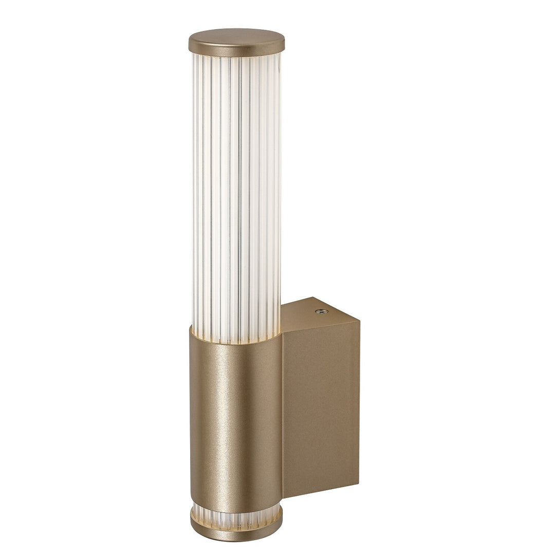Badezimmer-Wandleuchte, Calyn, LED 6 W, 4000 K, 530 lm, H 29 cm, goldfarben, IP44, 75106