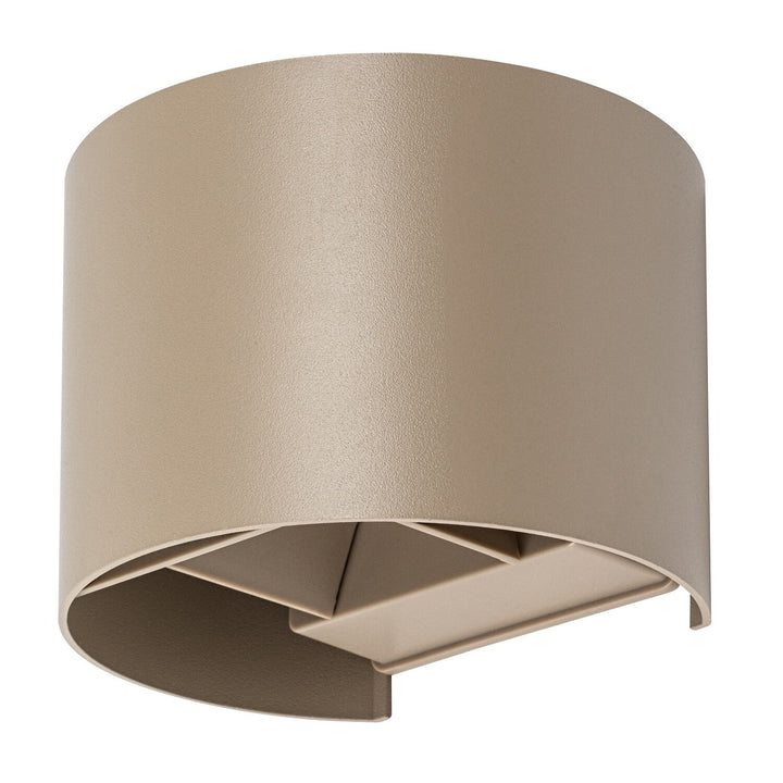 Außenwandleuchte, Virna, LED 5 W, 420 lm, Farbtemperatur 2700, 4000, 6500 K, IP54, grau-beige, 77217