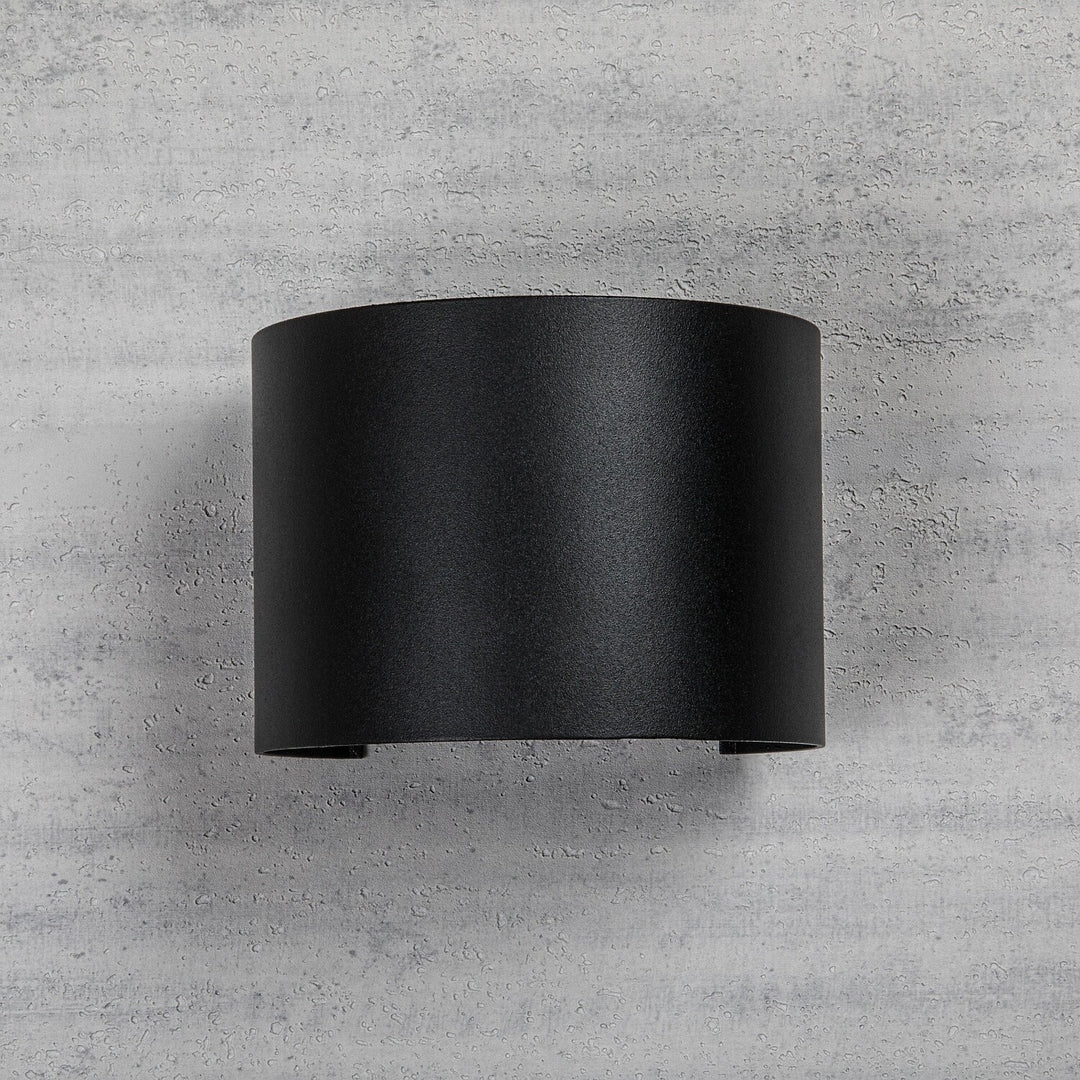 Außenwandleuchte, Virna, LED 5 W, 420 lm, Farbtemperatur 2700, 4000, 6500 K, IP54, schwarz, 77218