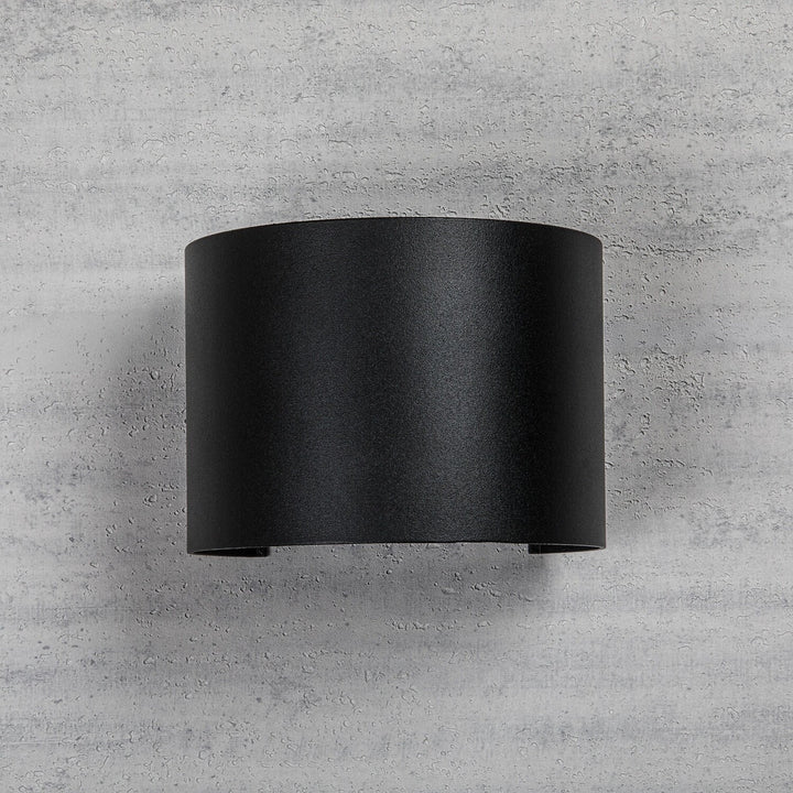 Außenwandleuchte, Virna, LED 5 W, 420 lm, Farbtemperatur 2700, 4000, 6500 K, IP54, schwarz, 77218