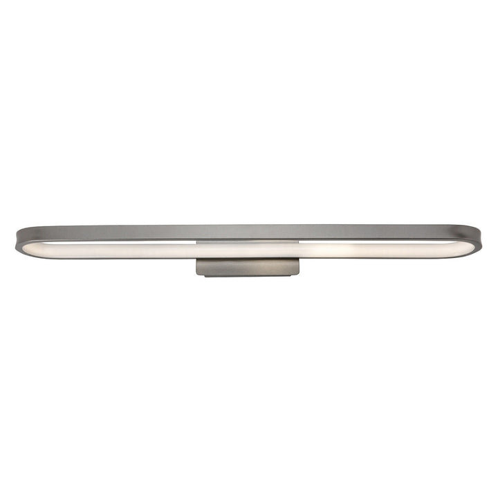 Badezimmer-Wandleuchte, Odran, LED 18 W, 1350 lm, 4000 K, L 60 cm, Gunmetal, IP44, 75115