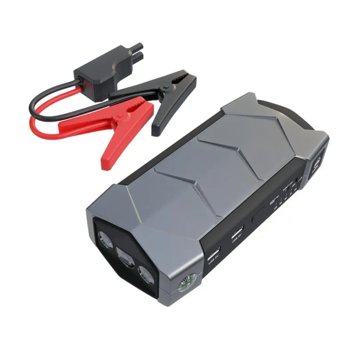 Extralink Jump Max7 Starthilfe, Kapazität 10.000 mAh, 3 LEDs, Taschenlampe, Kompass, Hammer, Startstrom 400 A, Spitzenstrom 1.000 A