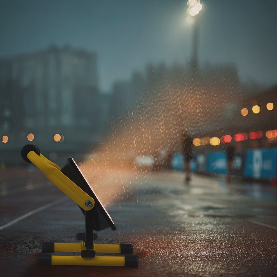 Bodentänder für LED-Scheinwerfer Arbeitsscheinwerfer Stativ Flutlicht Ständer Baustrahlerstativ Drehbar Stahl (Für MCE550 / MCE650)