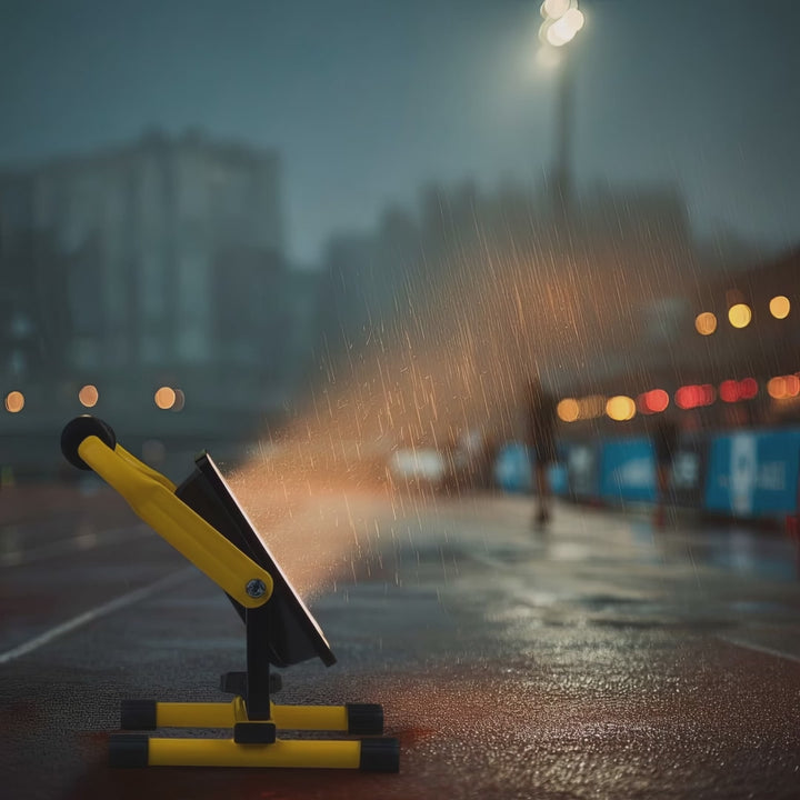 Bodentänder für LED-Scheinwerfer Arbeitsscheinwerfer Stativ Flutlicht Ständer Baustrahlerstativ Drehbar Stahl (Für MCE550 / MCE650)