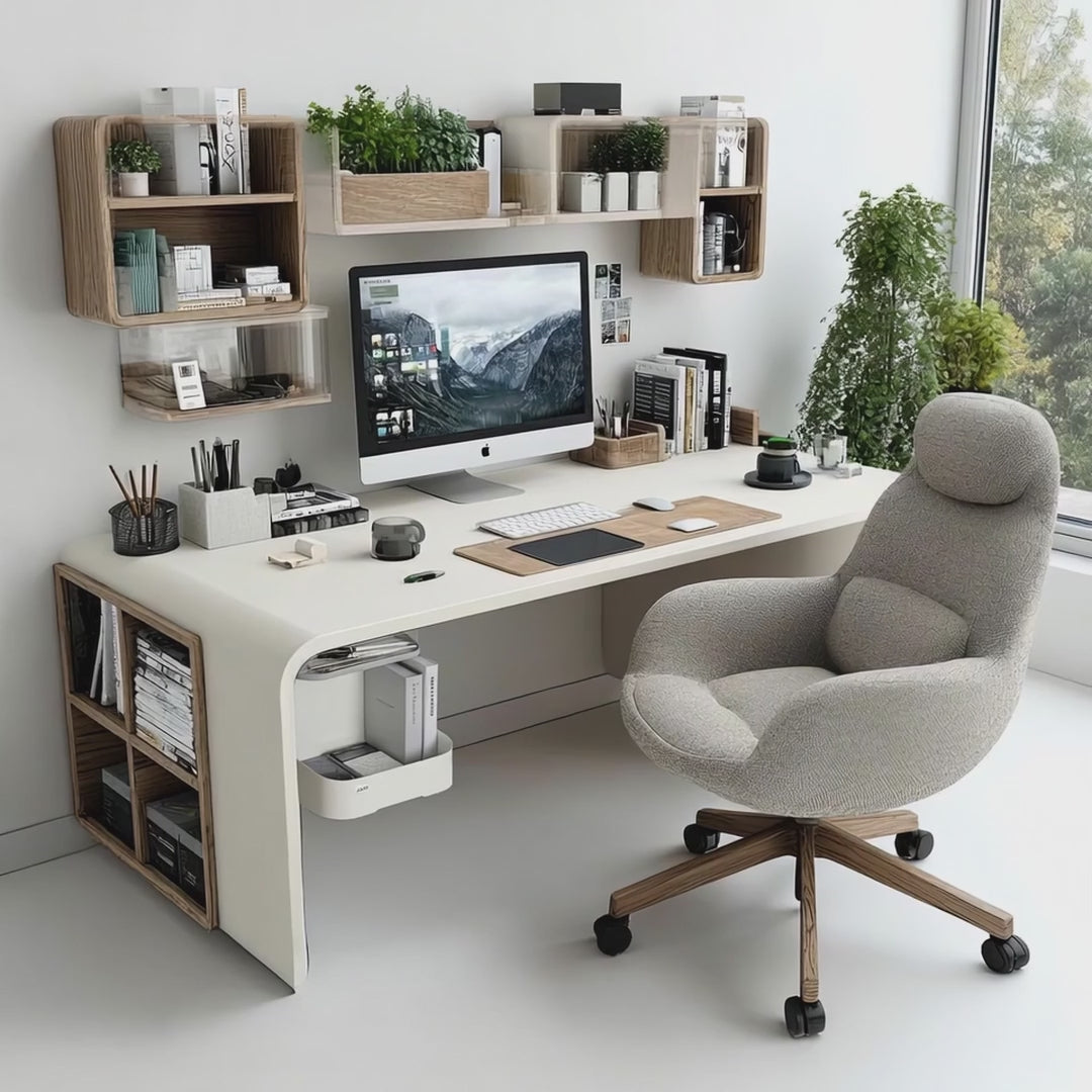 Schreibtisch-Organizer Untertisch Organizer für Büroutensilien Büro-Organizer Unterbau Büroablage bis 5kg